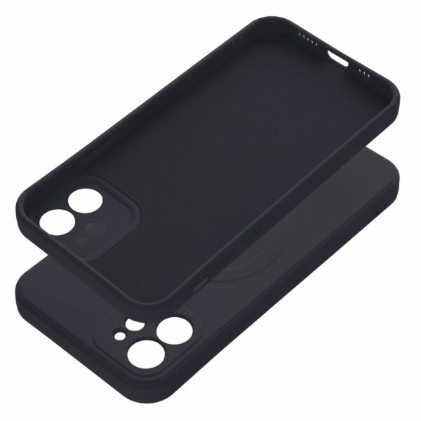 SILICONE MAG COVER case compatible with MagSafe for IPHONE 12 black