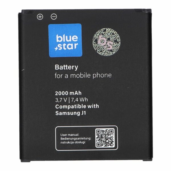 BLUE STAR PREMIUM battery for SAMSUNG J1 J100 2000 mAh