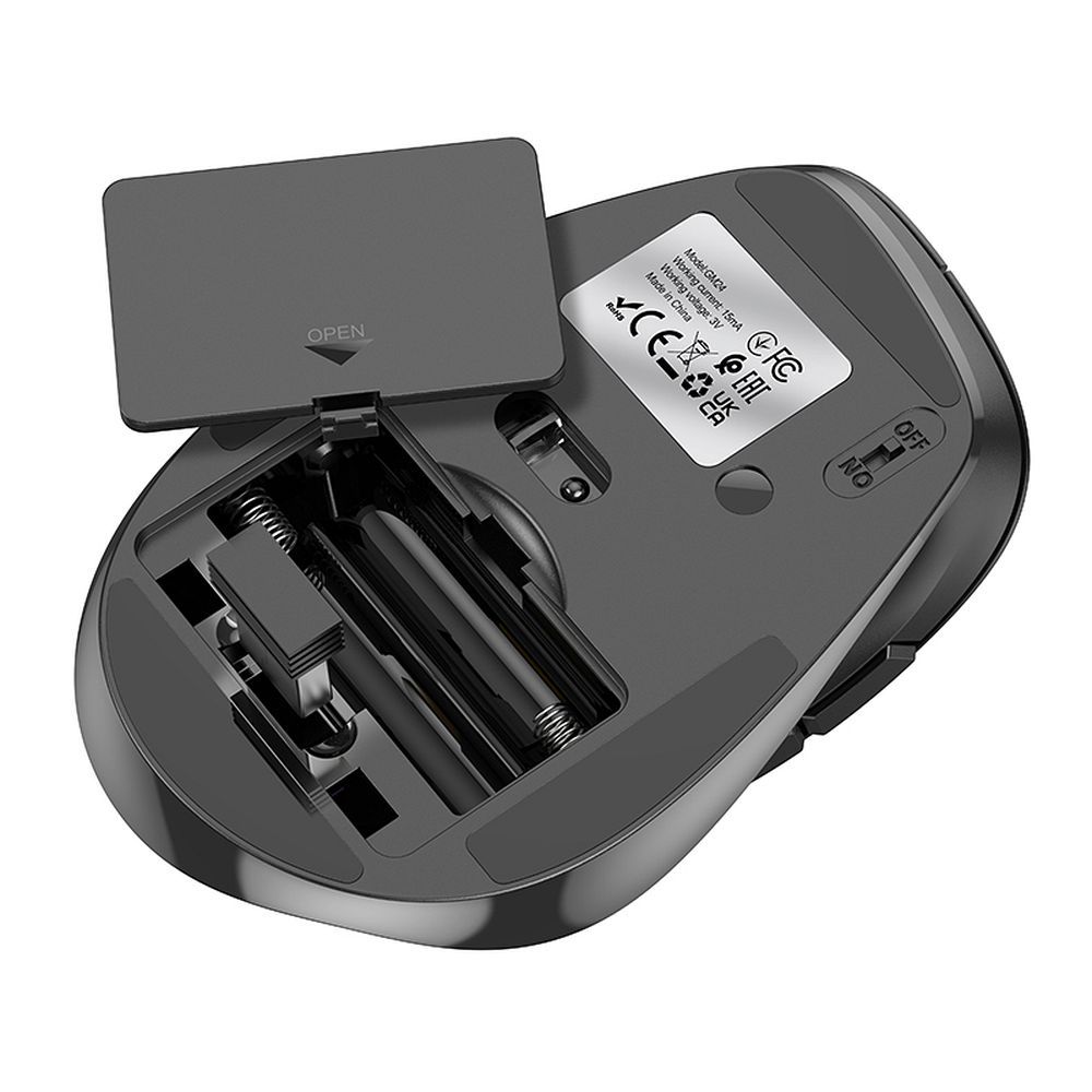 HOCO wireless computer mouse 2,4G 1600 dpi GM24 black