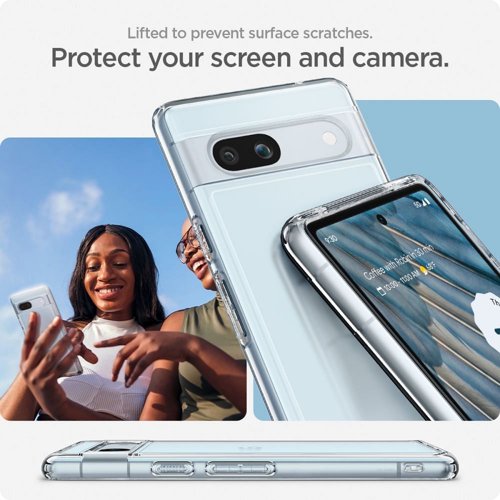 SPIGEN case ULTRA HYBRID for GOOGLE Pixel 7A transparent