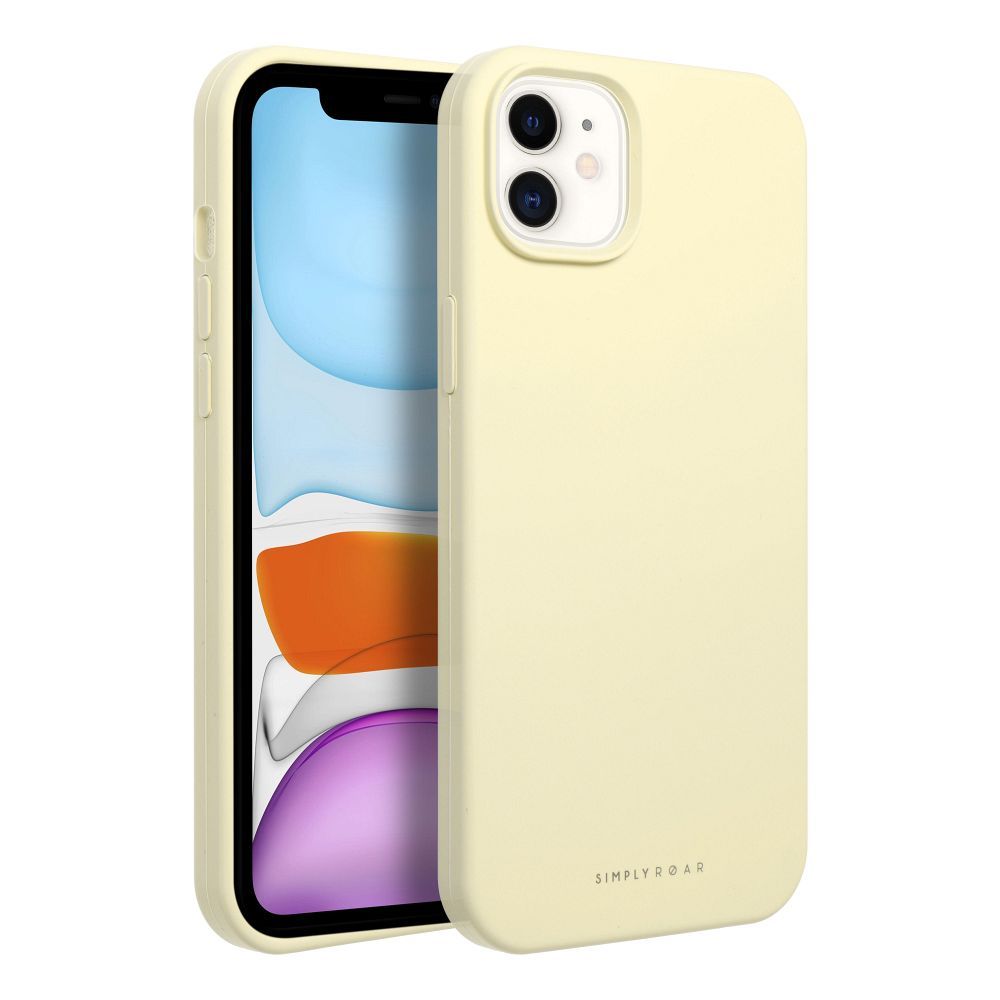 ROAR case CLOUD SKIN for IPHONE 11 Light Yellow