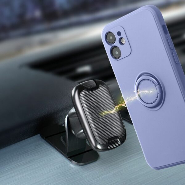 SILICONE RING case for SAMSUNG A52 5G / A52 LTE ( 4G ) / A52S violet