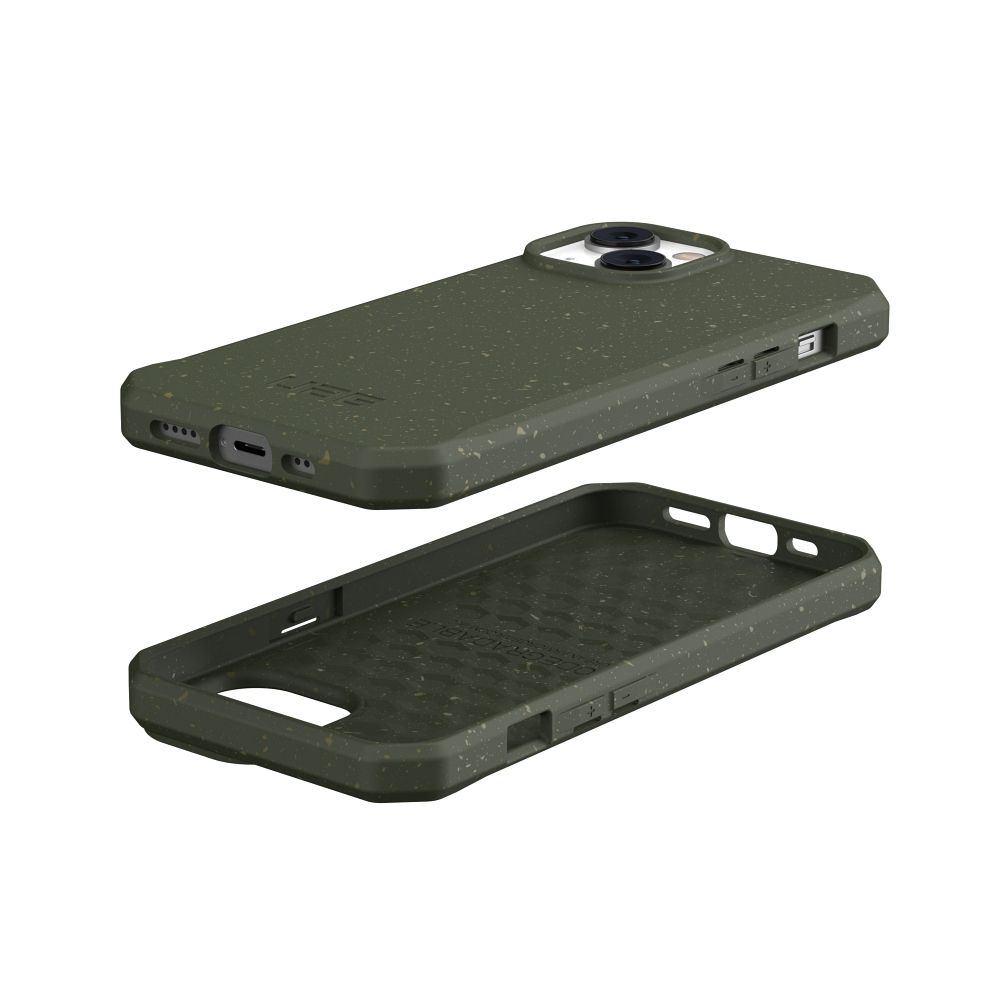 UAG Urban Armor Gear case BIODEGRADABLE OUTBACK for IPHONE 14 Plus green