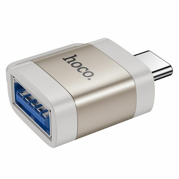 HOCO adapter OTG Type C (male) to USB A (female) 3A UA31C gray