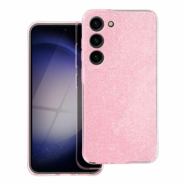 CLEAR CASE 2 mm BLINK for SAMSUNG S25 Edge pink