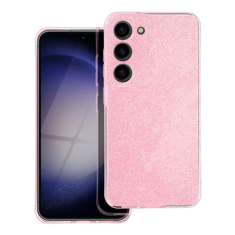 CLEAR CASE 2 mm BLINK for SAMSUNG S25 Edge pink
