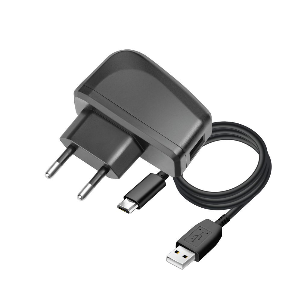 dfb24018874c059aa2047f3ec64e7f75 BLUE STAR LITE travel charger 1A 5W USB A + cable USB A to Micro USB TFK-TC-1095B black