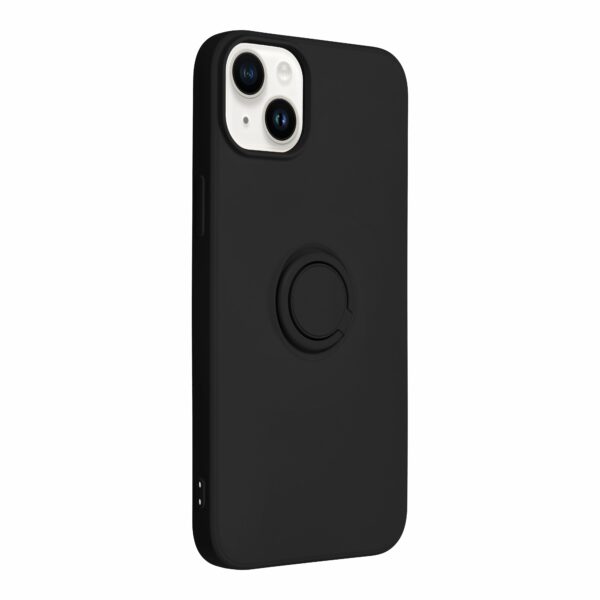 SILICONE RING case for IPHONE 14 Plus black