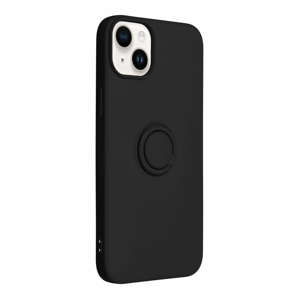 SILICONE RING case for IPHONE 14 Plus black