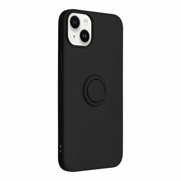 SILICONE RING case for IPHONE 14 Plus black