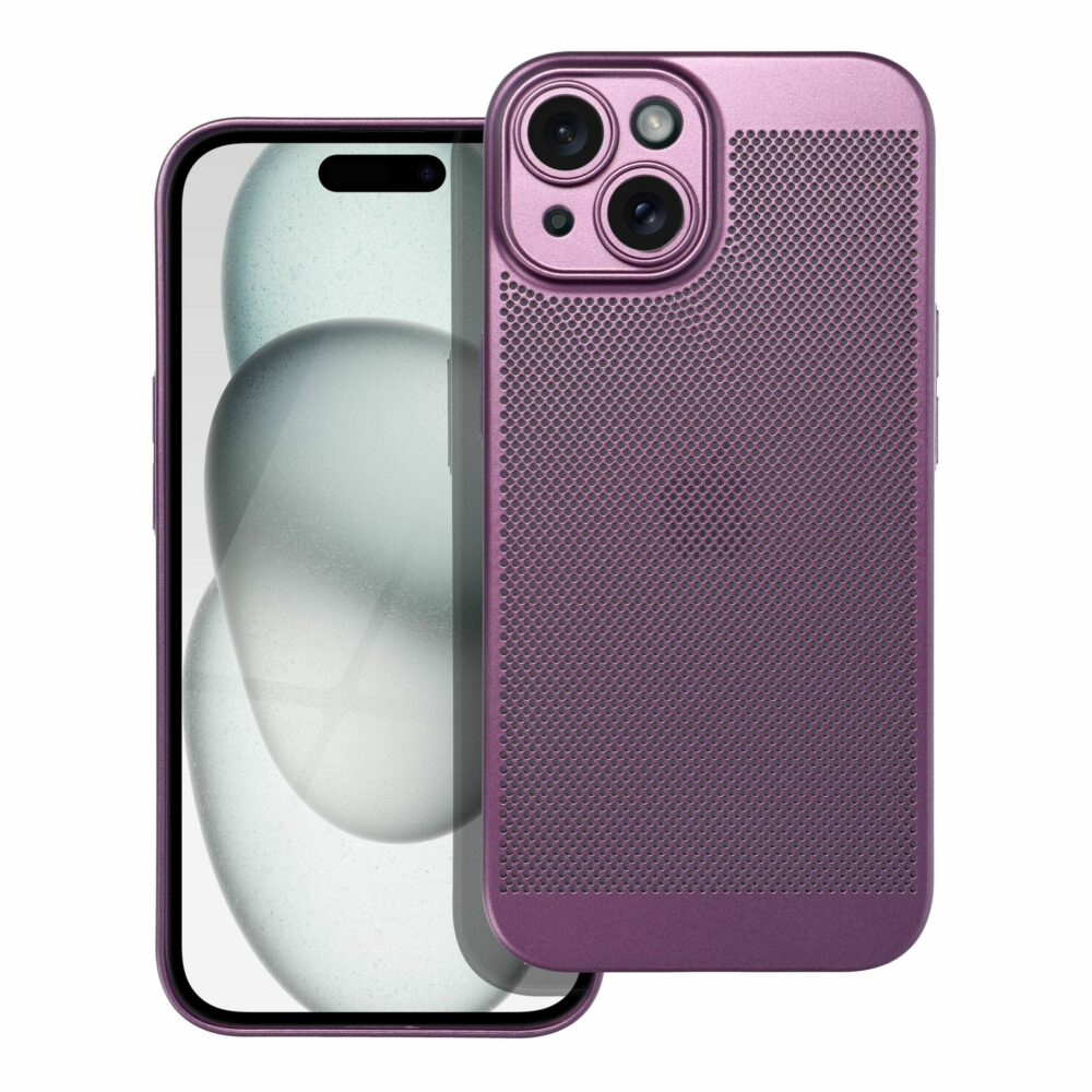 BREEZY case for IPHONE 15 purple