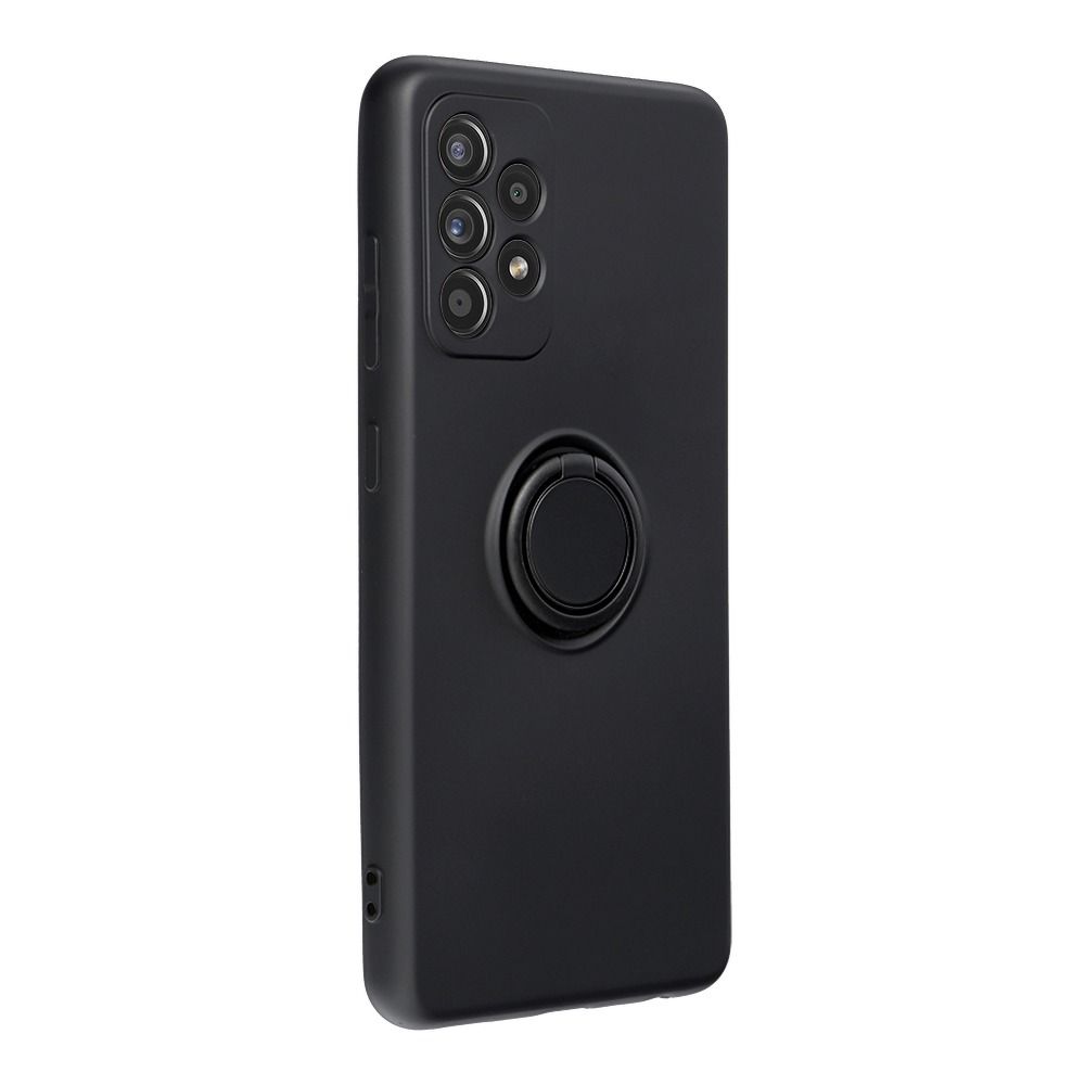 SILICONE RING case for SAMSUNG A52 5G / A52 LTE ( 4G ) / A52S black