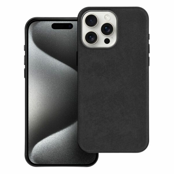 WOVEN MAG COVER case compatible with MagSafe for IPHONE 15 Pro Max black