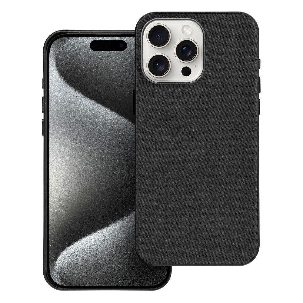 WOVEN MAG COVER case compatible with MagSafe for IPHONE 15 Pro Max black