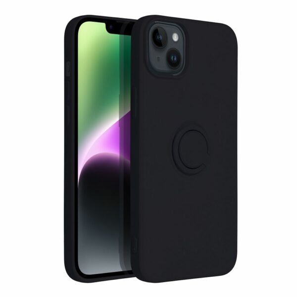 SILICONE RING case for IPHONE 14 Plus black
