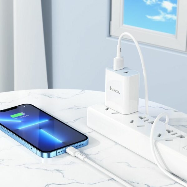 HOCO cable USB A to Lightning 2,4A X83 1 m white
