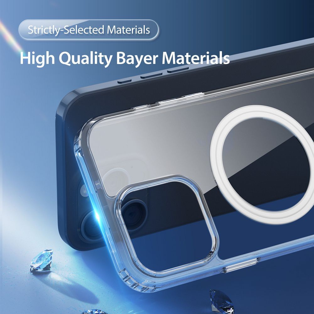 DUX DUCIS case CLIN MAG compatible with MagSafe for IPHONE 16 Pro Max transparent