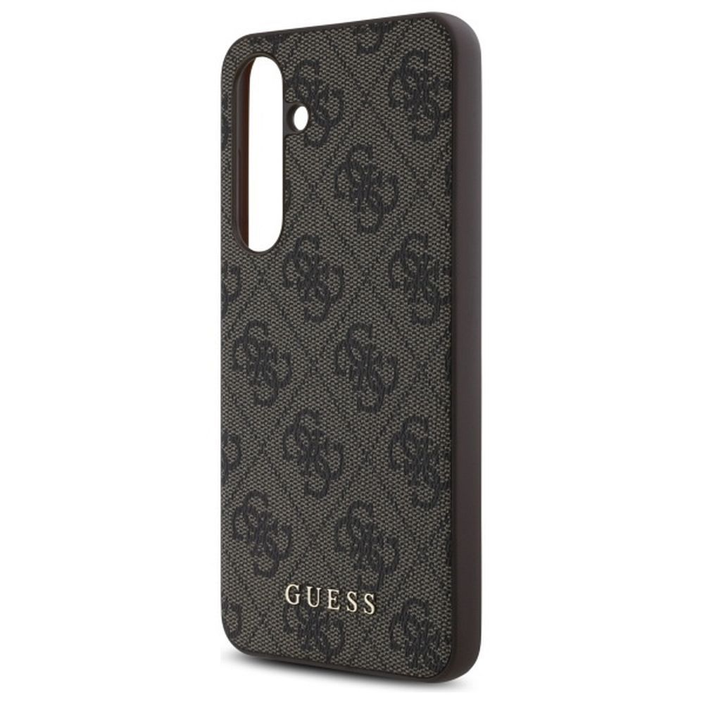 GUESS case for SAMSUNG S24 FE GUHCS24FEG4GFBR (HC PU 4G Metal Logo) brown