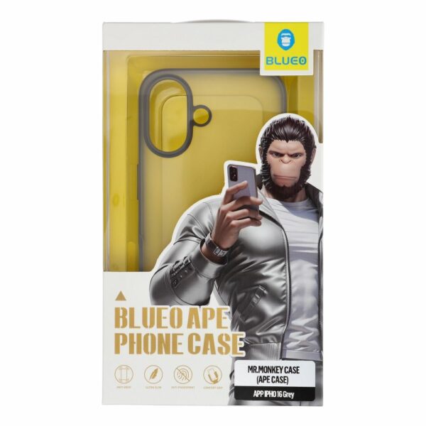 BLUEO APE Phone Case - Apple iPhone 16 gray