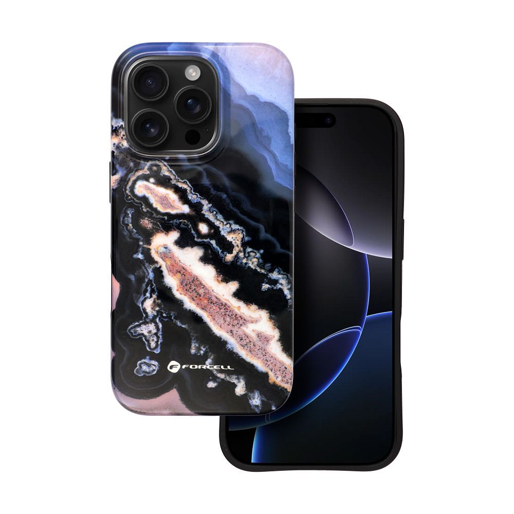 FORCELL F-PROTECT Mirage, Military Drop-Tested case compatible with MagSafe for IPHONE 15 gold island