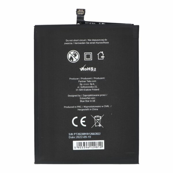 BLUE STAR battery for XIAOMI REDMI NOTE 8 Pro (BM4J) 4500 mAh
