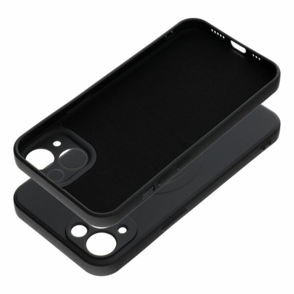 SILICONE MAG COVER case compatible with MagSafe for IPHONE 13 black