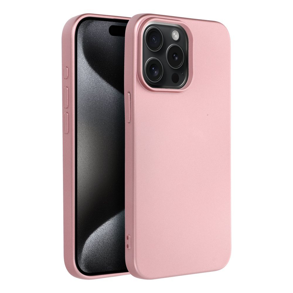 METALLIC Case for IPHONE 15 Pro Max pink