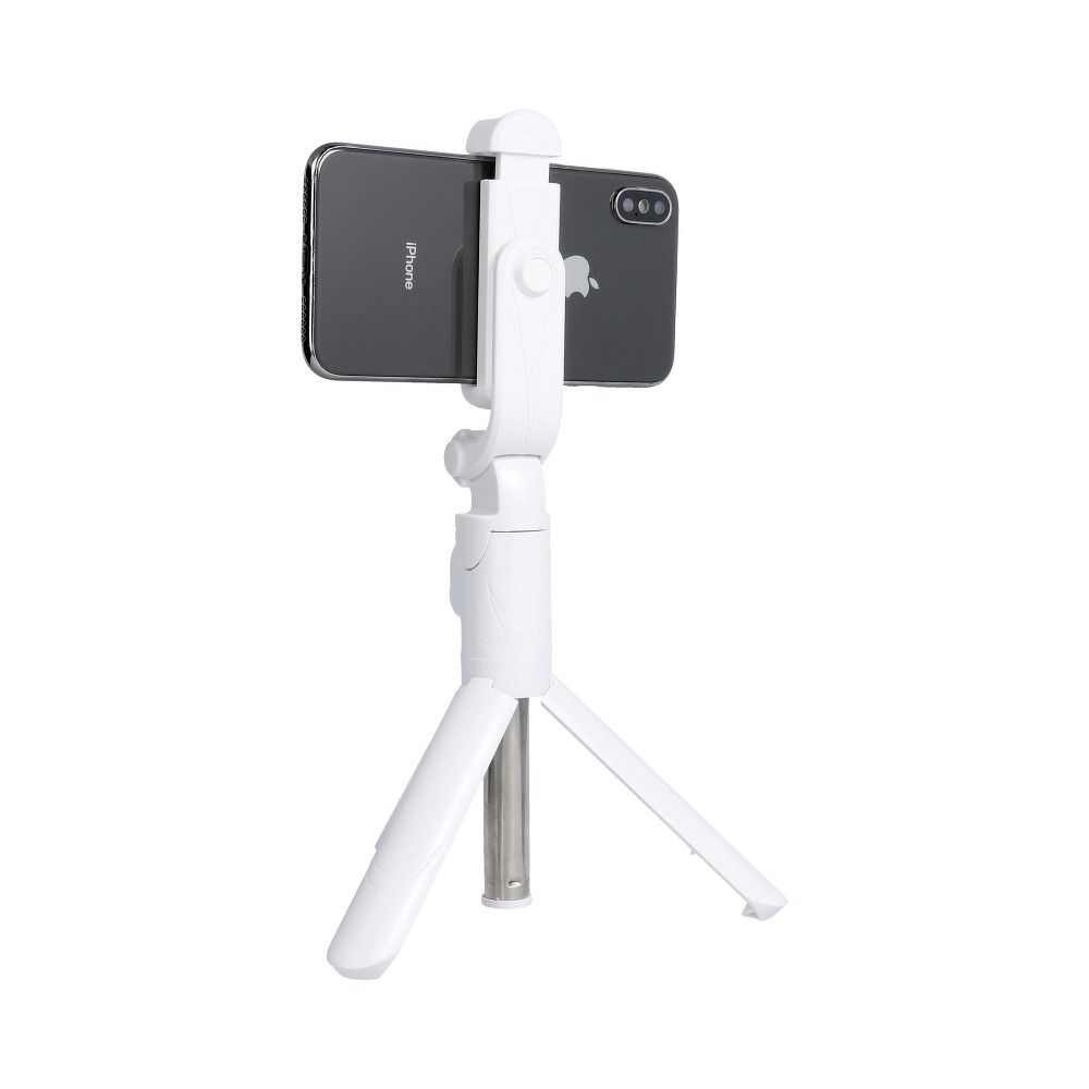 e325d3ed2e9849f61eda15be53c3bfa8 Selfie stick with wireless remote control tripod SSTR-12 white