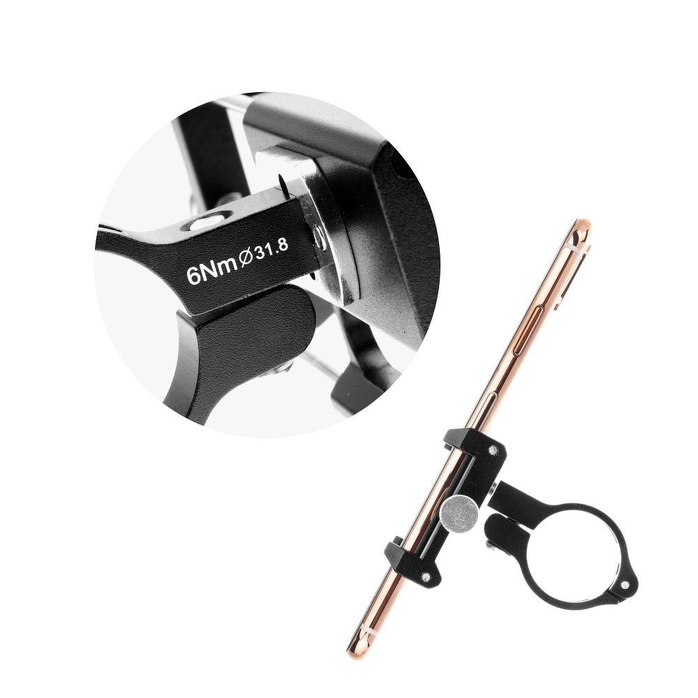 e34f35a76c2e2f5fb4cf26f65bbb912a GUB bike holder for mobile phone G85 Aluminium black