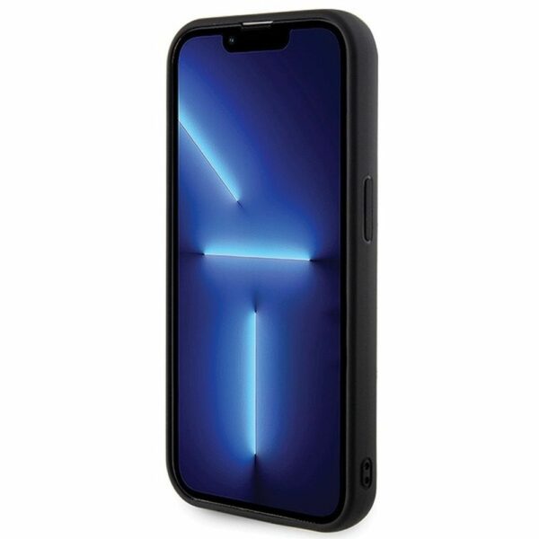 GUESS case for IPHONE 15 Pro Max GUHCP15XPSQSQSK (Quilted Metal Logo) black
