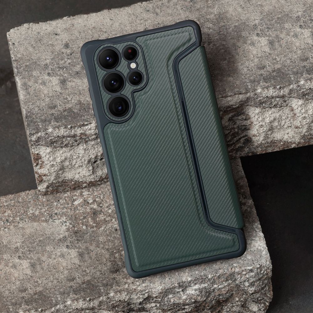 RAZOR Book for SAMSUNG A12 / M12 dark green