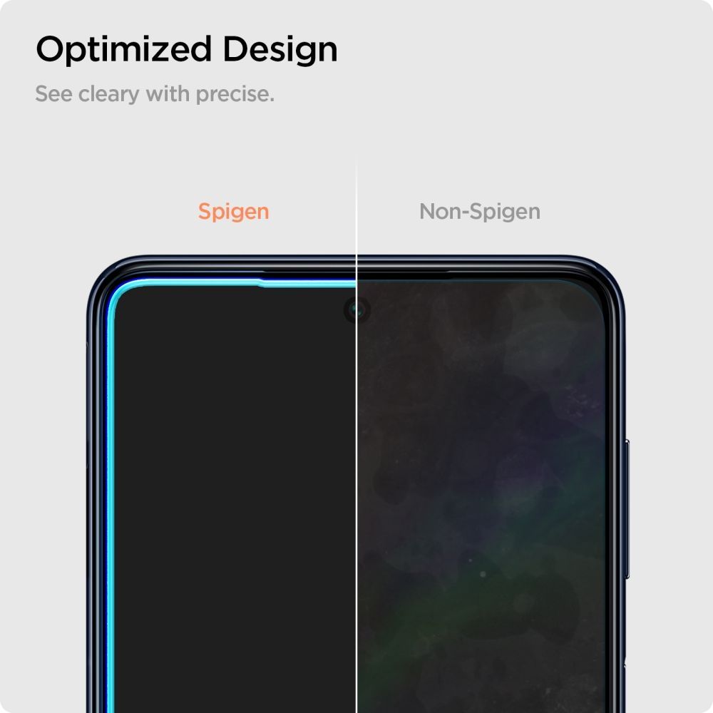 SPIGEN tempered glass GLAS.TR ”EZ FIT” 2-pack for SAMSUNG M54 5G transparent