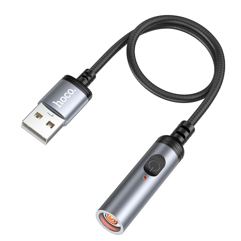 HOCO cigarette lighter for USB A UA30 0,3 m black
