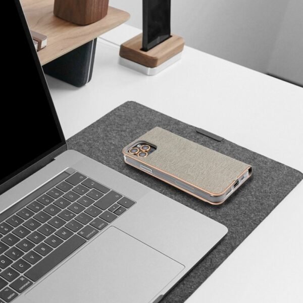 LUNA Book Gold for IPHONE 16 silver