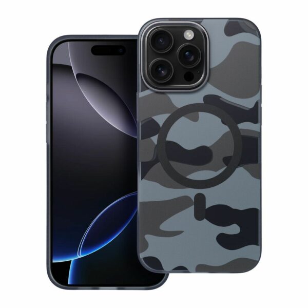 FORCELL F-PROTECT Levels with Dual Layer 4D technology, Military Drop-Test compatible for IPHONE 16 PRO MAX black camo