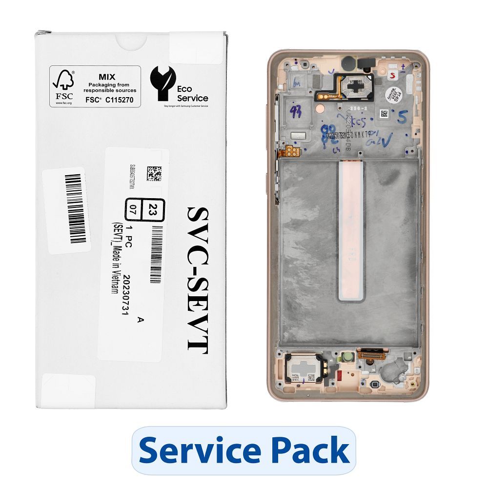 ServicePack LCD Display SAMSUNG A33 5G A336B GH82-28143D Gold