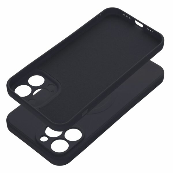 SILICONE MAG COVER case compatible with MagSafe for IPHONE 13 Pro Max black