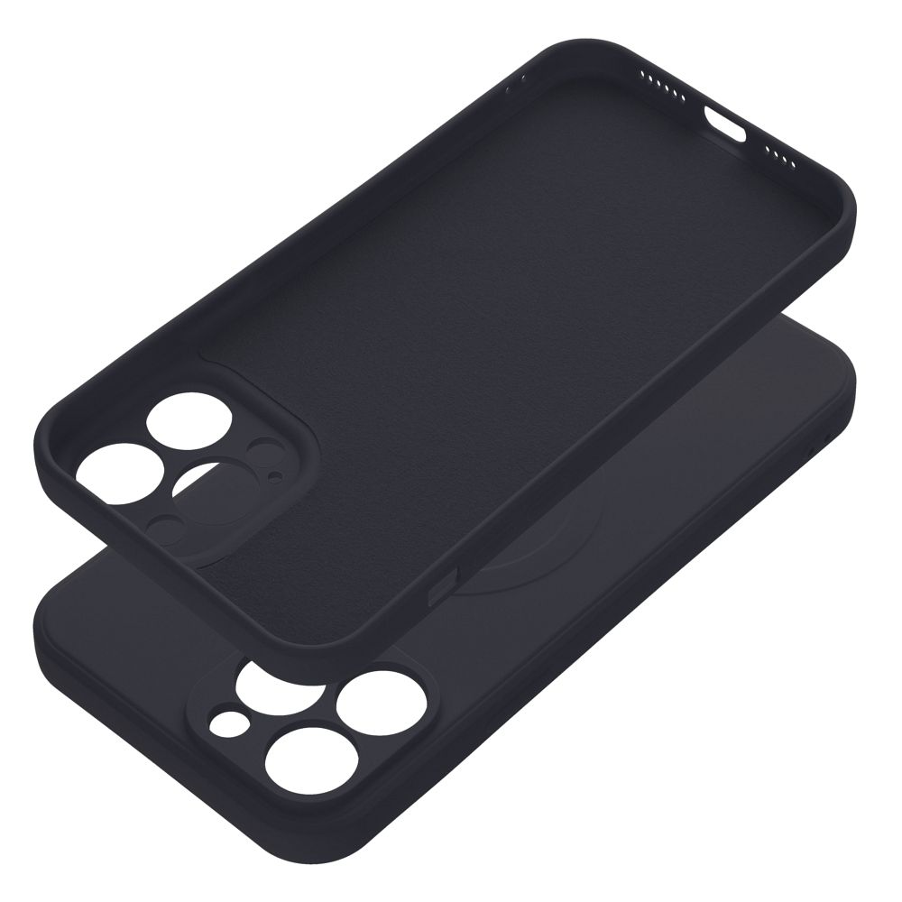 SILICONE MAG COVER case compatible with MagSafe for IPHONE 13 Pro Max black