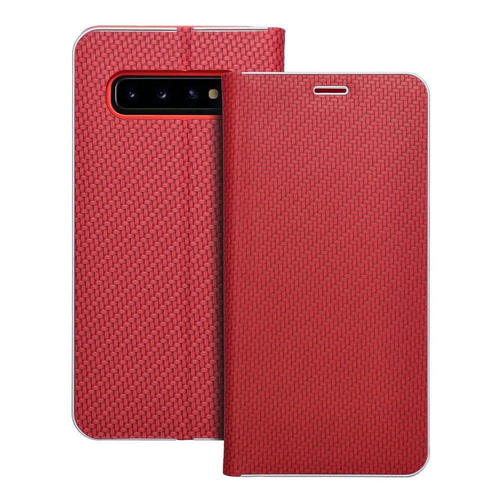 e52751e110f76311b59ebfbb4b730c27 LUNA Book Carbon for SAMSUNG S10 red
