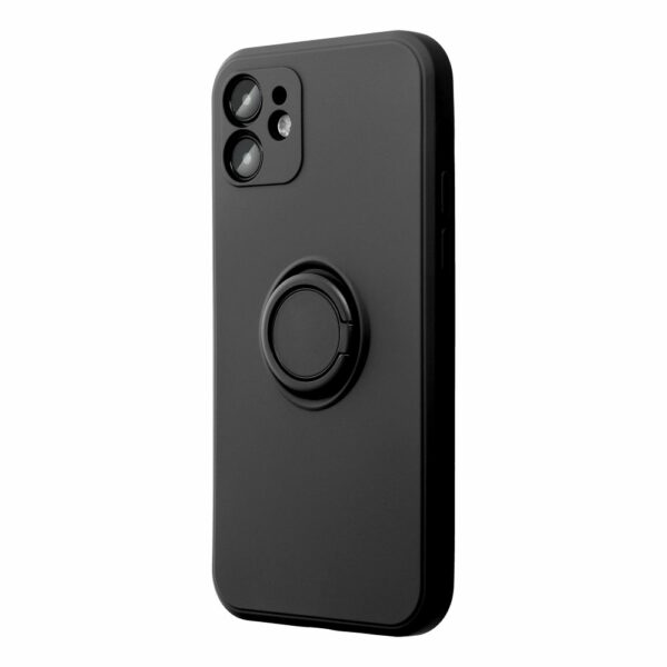 SILICONE RING case for SAMSUNG A56 5G black