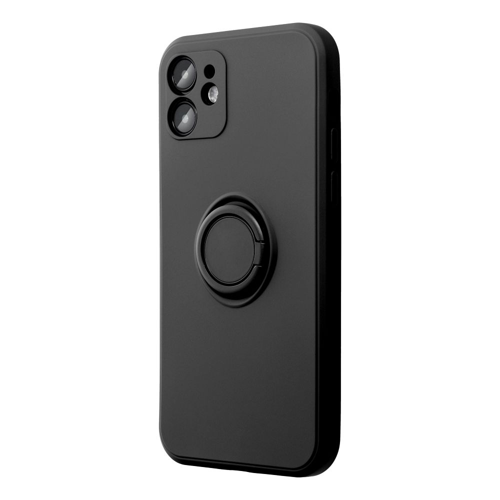 SILICONE RING case for SAMSUNG A56 5G black