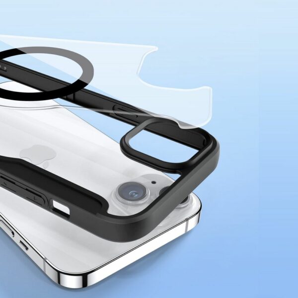DUX DUCIS wallet case SKIN X PRO compatible with MagSafe for IPHONE 15 black