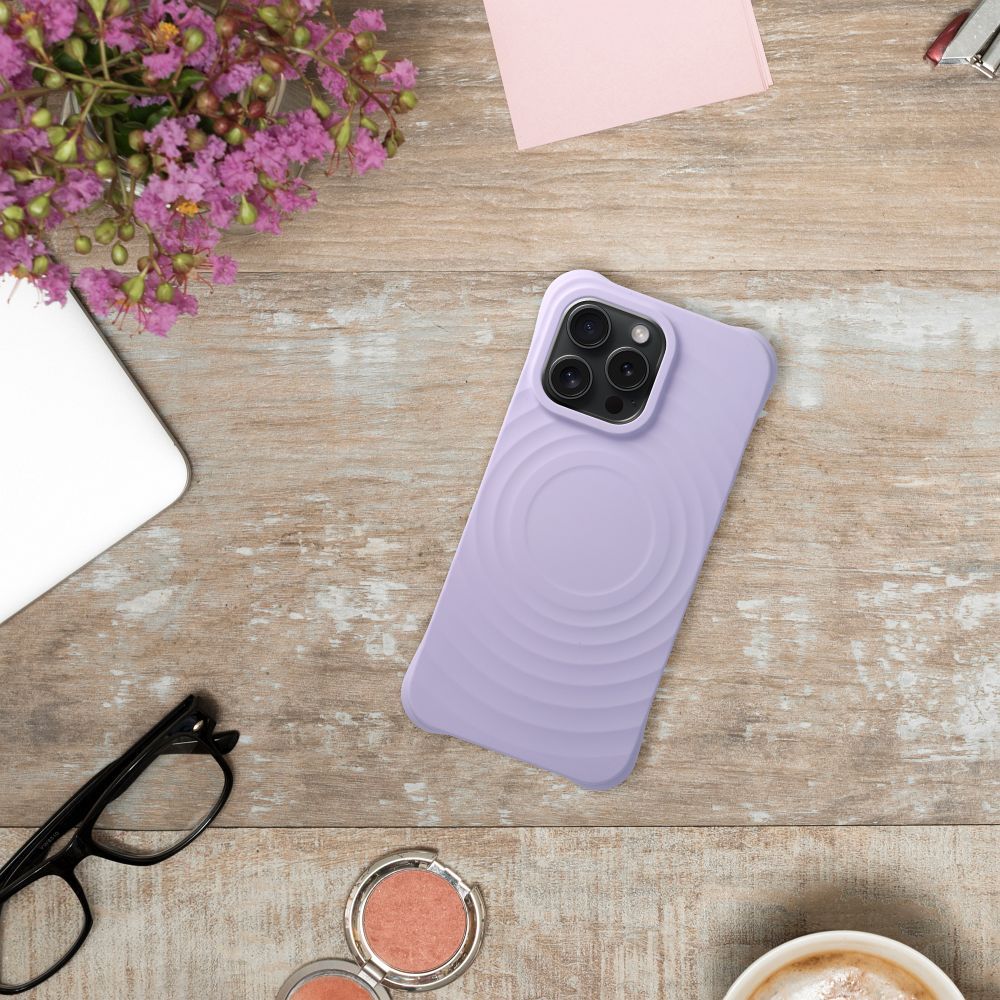 Silicone Zephyr Mag Cover compatible with MagSafe do IPHONE 13 lilac