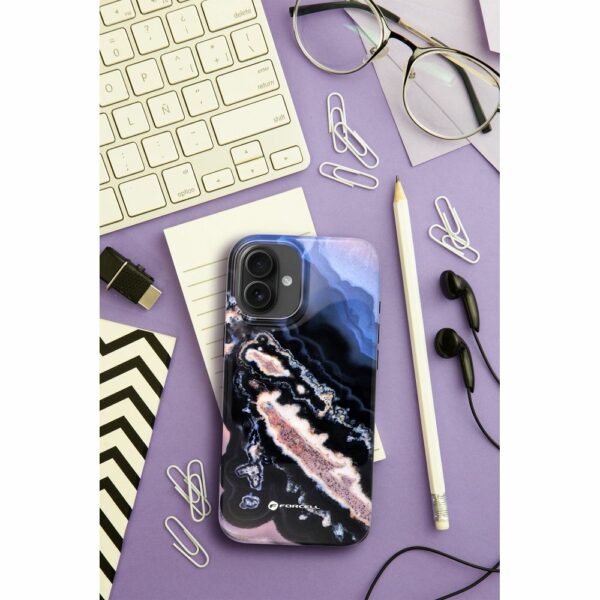 FORCELL F-PROTECT Mirage, Military Drop-Tested case compatible with MagSafe for IPHONE 16 PRO gold island
