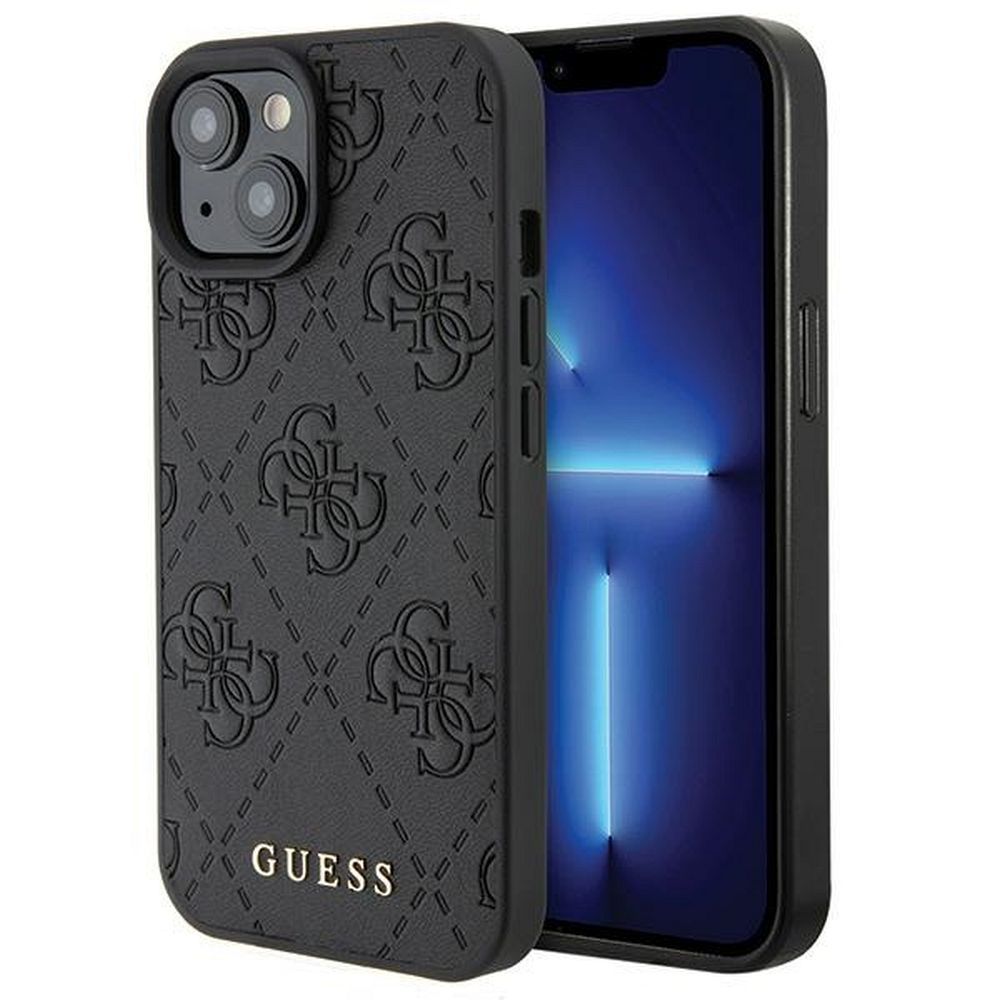 GUESS case for IPHONE 15 GUHCP15SP4EPMK (Quilted 4G Classic) black