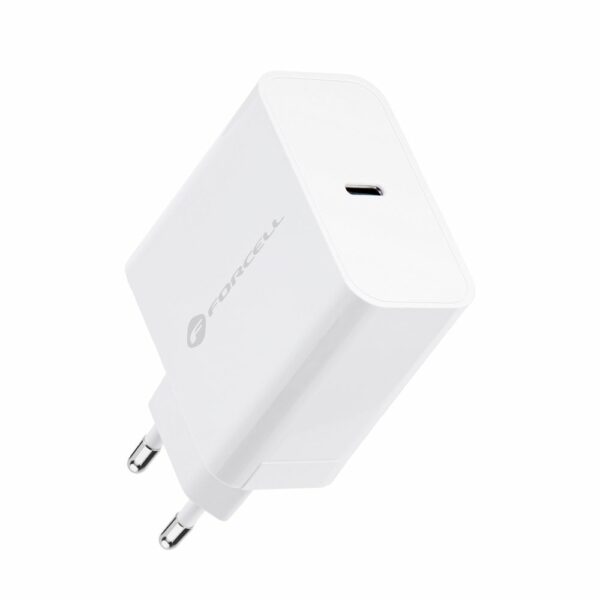 FORCELL F-ENERGY TFK-TC-45WPD travel charger Type C PD QC4.0 3A 45W white