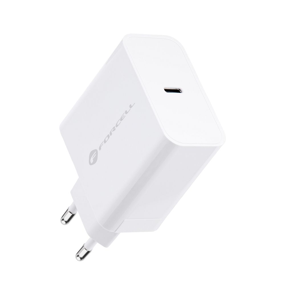 FORCELL F-ENERGY TFK-TC-45WPD travel charger Type C PD QC4.0 3A 45W white