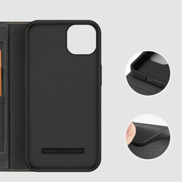 DUX DUCIS wallet case SKIN X2 for IPHONE 14 Plus black