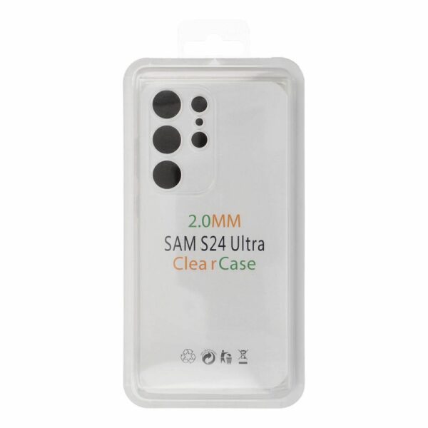 CLEAR case 2 mm BOX for SAMSUNG S24 Ultra transparent