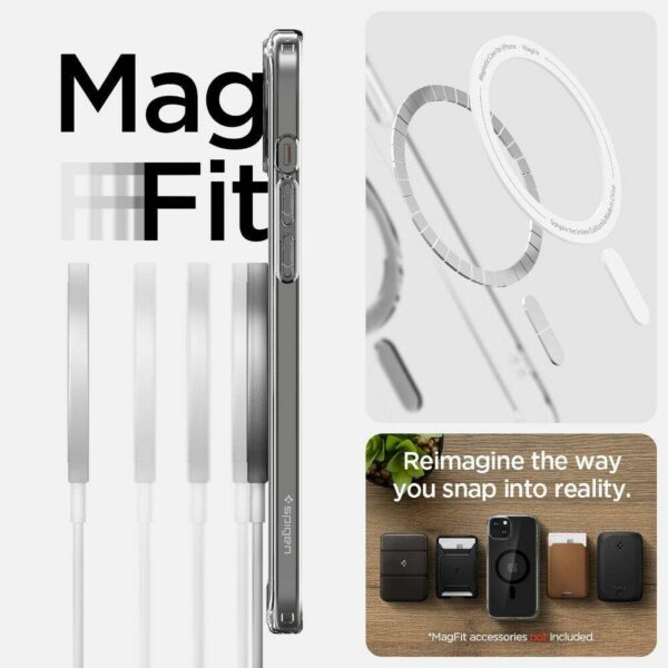 SPIGEN case ULTRA HYBRID MAG compatible with MagSafe for IPHONE 16 black